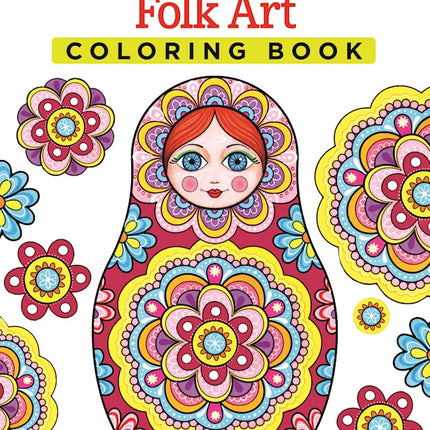 Folk Art Coloring Book