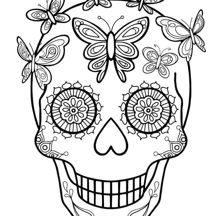 Day of the Dead Coloring Book