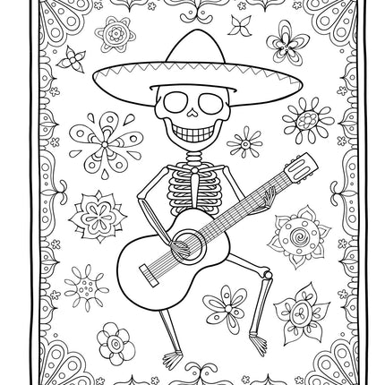 Day of the Dead Coloring Book