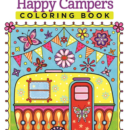 Happy Campers Coloring Book