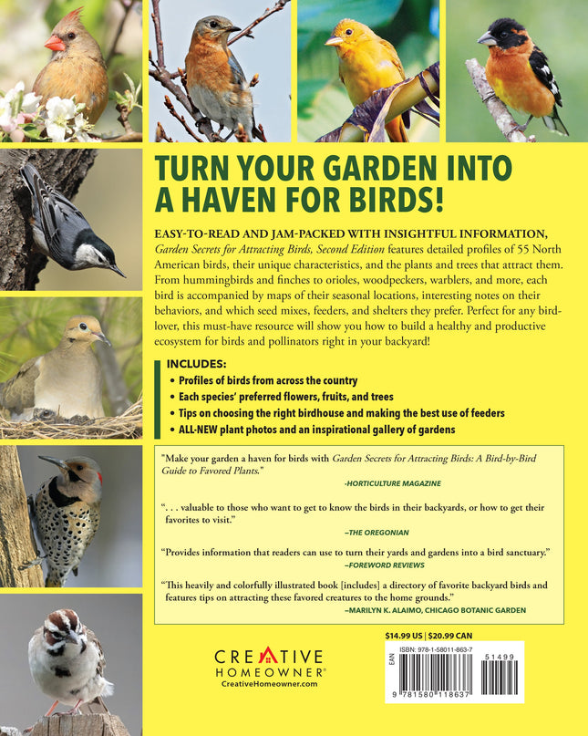 Garden Secrets for Attracting Birds, Second Edition