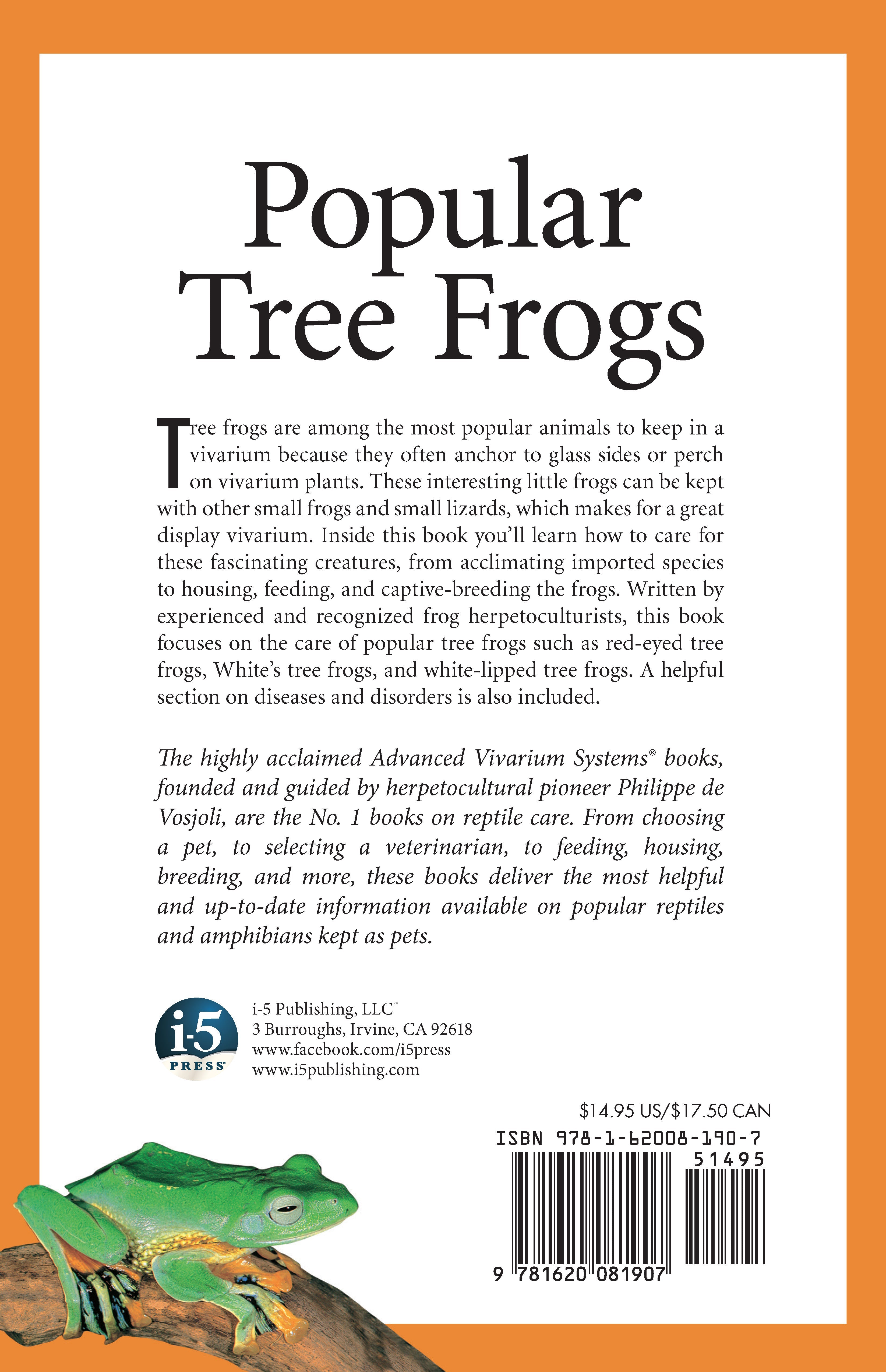 Popular Tree Frogs (Advanced Vivarium Systems)