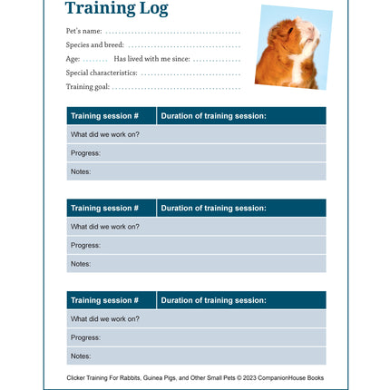 Clicker Training for Rabbits, Guinea Pigs, and Other Small Pets