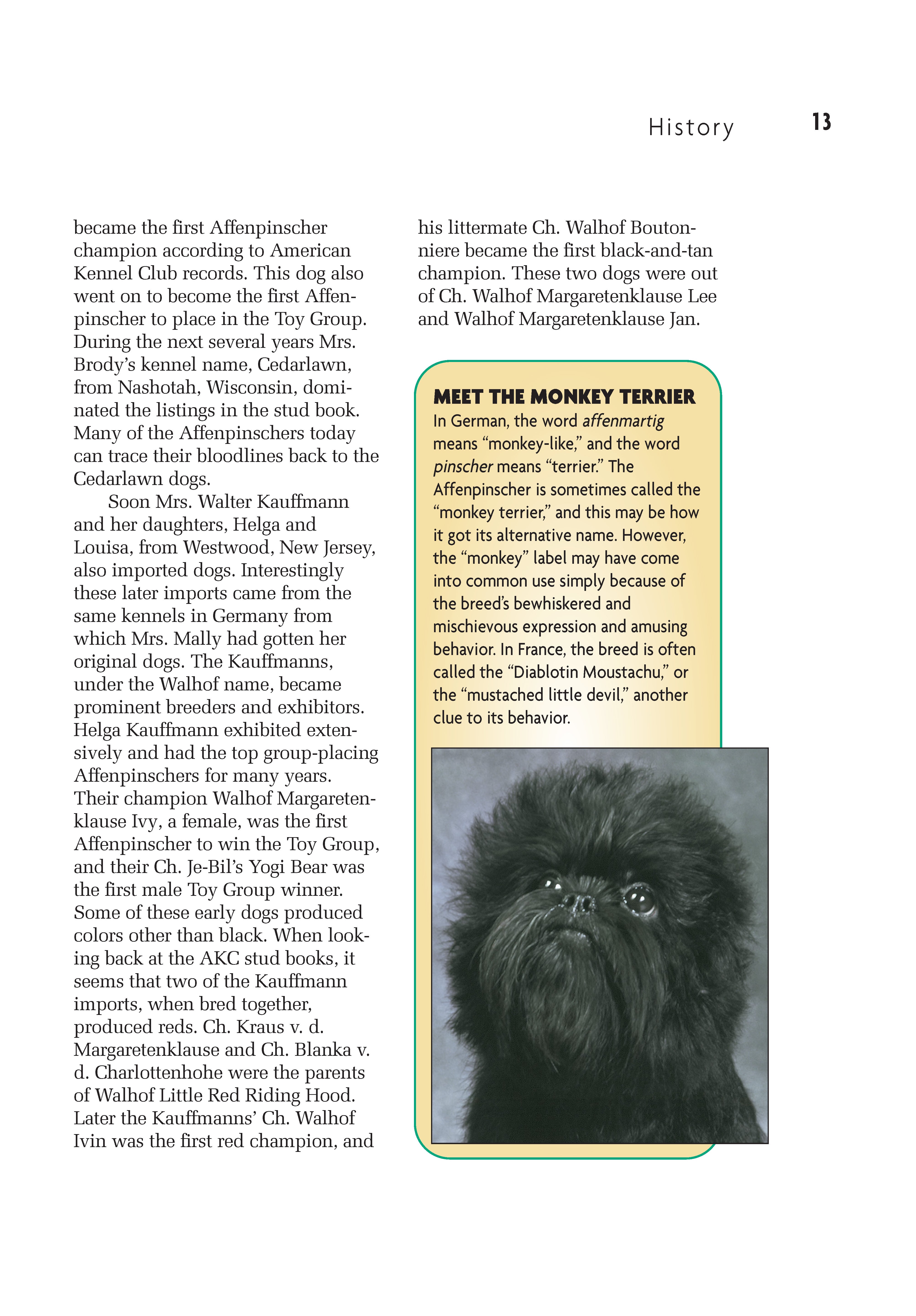 Affenpinscher (Comprehensive Owner's Guide)