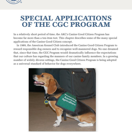 Canine Good Citizen - The Official AKC Guide