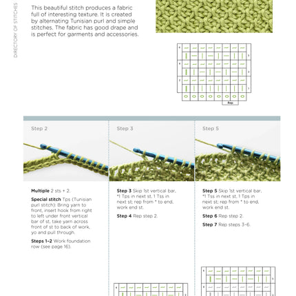 Tunisian Crochet Stitch Dictionary