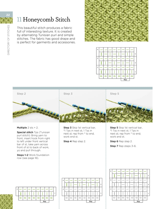 Tunisian Crochet Stitch Dictionary