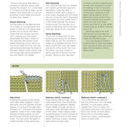 Tunisian Crochet Stitch Dictionary