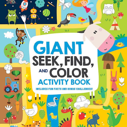 Giant Seek, Find, and Color Activity Book