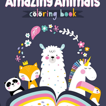 Amazing Animals Coloring Book