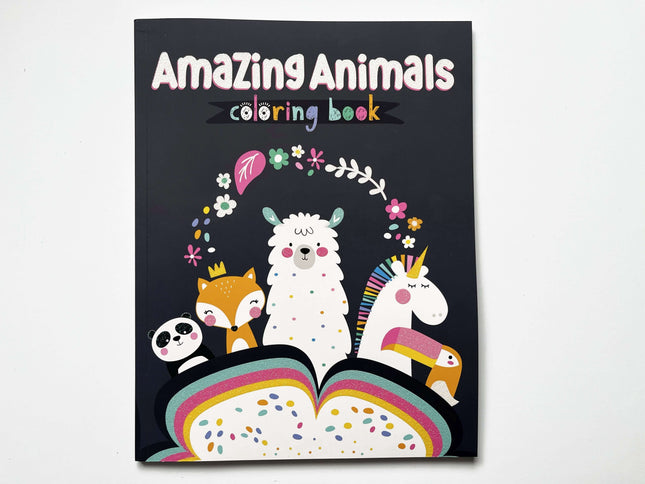 Amazing Animals Coloring Book