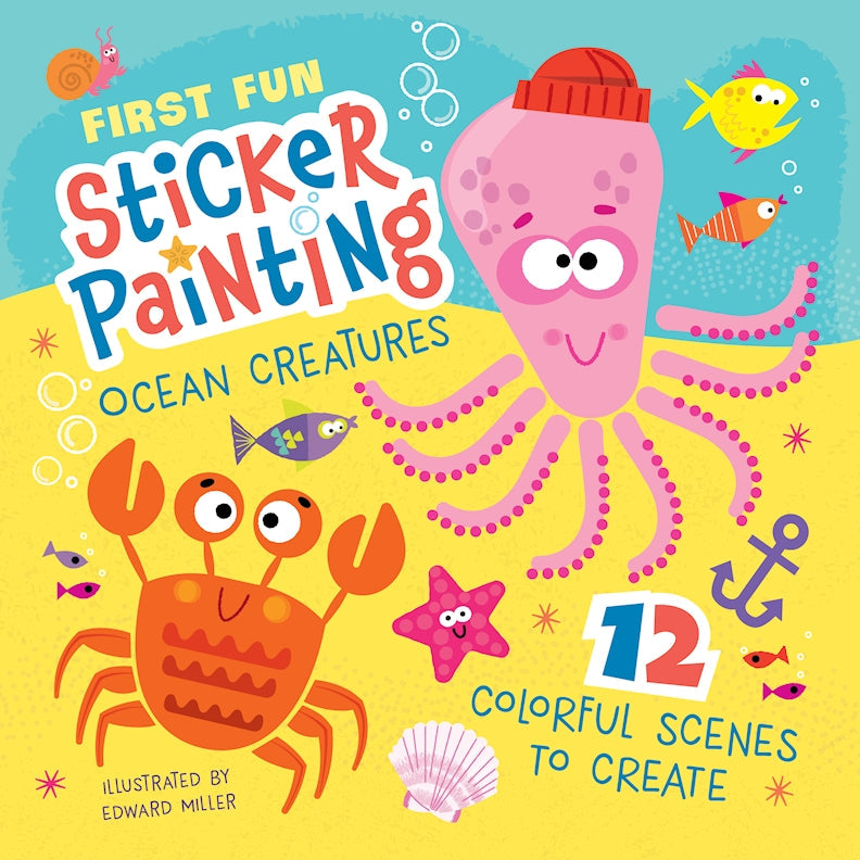 First Fun Sticker Painting: Ocean Creatures