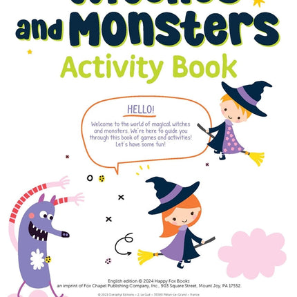 Witches and Monsters Activity Book