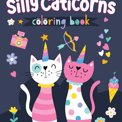 Silly Caticorns Coloring Book