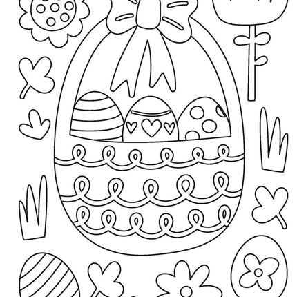 Sweet Easter Coloring Book