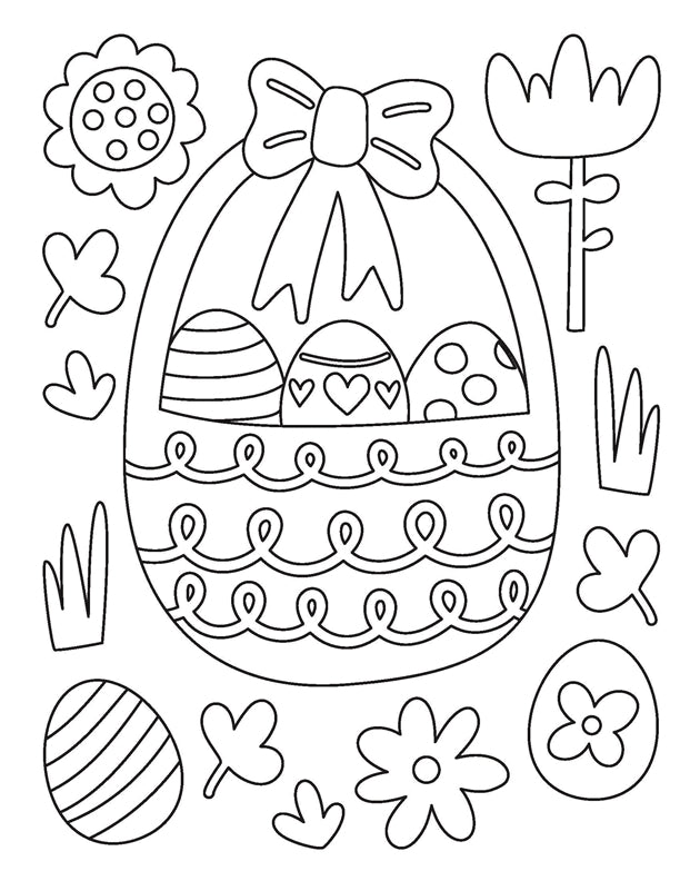 Sweet Easter Coloring Book