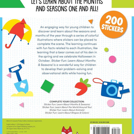 Sticker Fun: Learn About Months & Seasons!