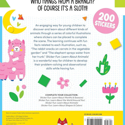 Sticker Fun: Learn About Animals!