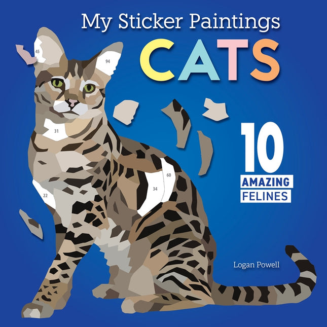 My Sticker Paintings: Cats