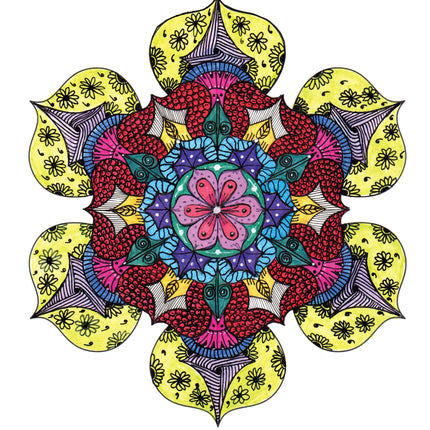 TangleEasy Guided Journal Mandala