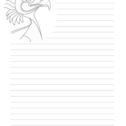 TangleEasy Lined Journal Parrot