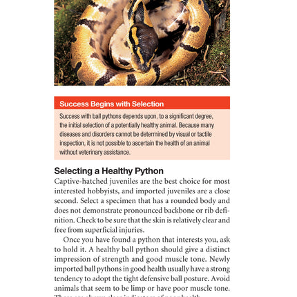 The Ball Python Manual