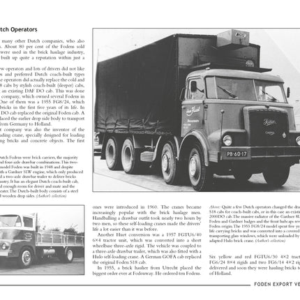 Foden Export Vehicles