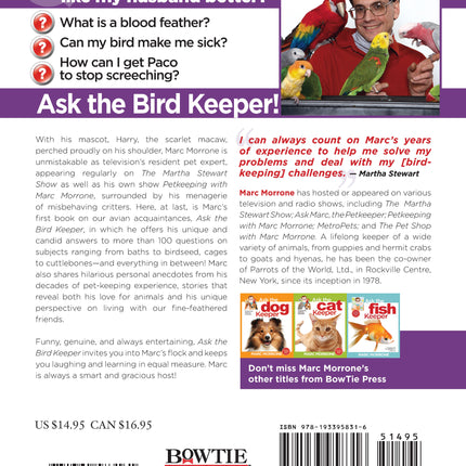 Marc Morrone's Ask the Bird Keeper