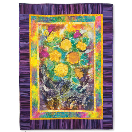 Colorful Batik Panel Quilts