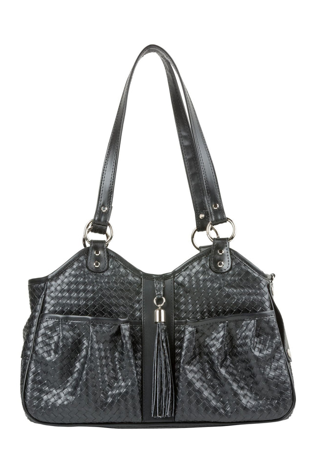 Metro - Black Woven with Tassel