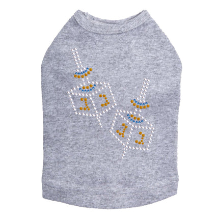 Dreidel - Small (Blue, Silver, & Gold) - Dog Tank