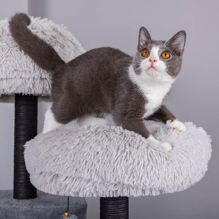 Bradbury 7 Level Grey Cat Tree with Scratching Posts