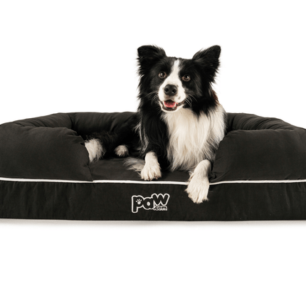 PupLounge™ Memory Foam Dog Bed Cover - Charcoal Grey (Bed Not Included) - Small