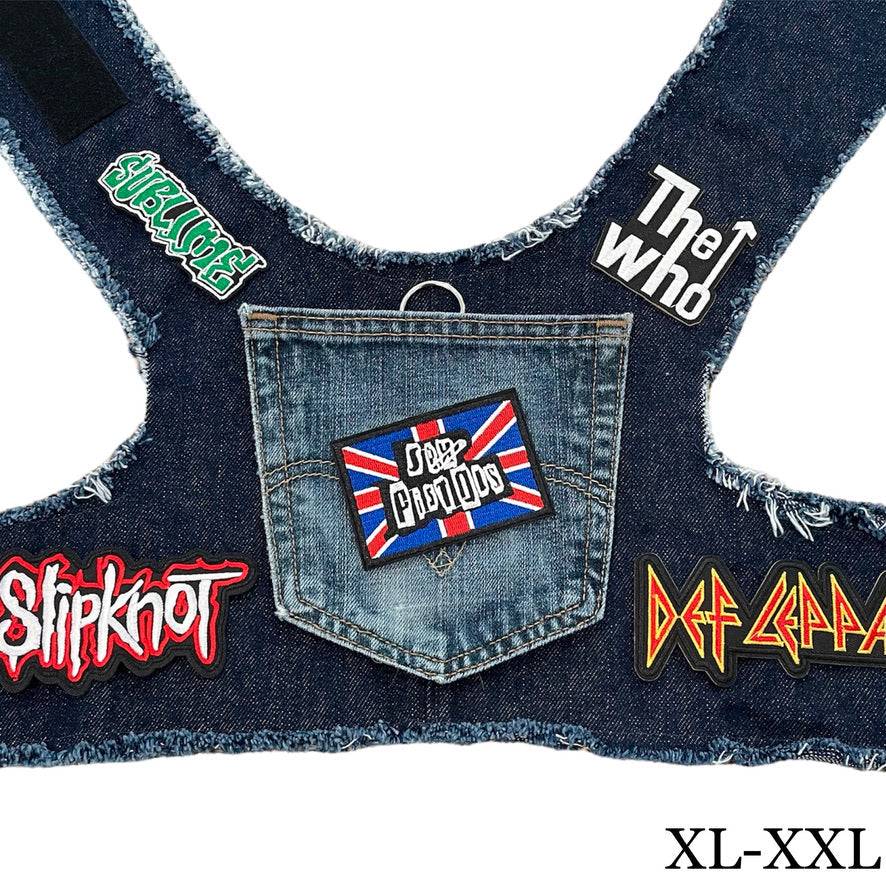 S*x Pistols Harness Blue Denim