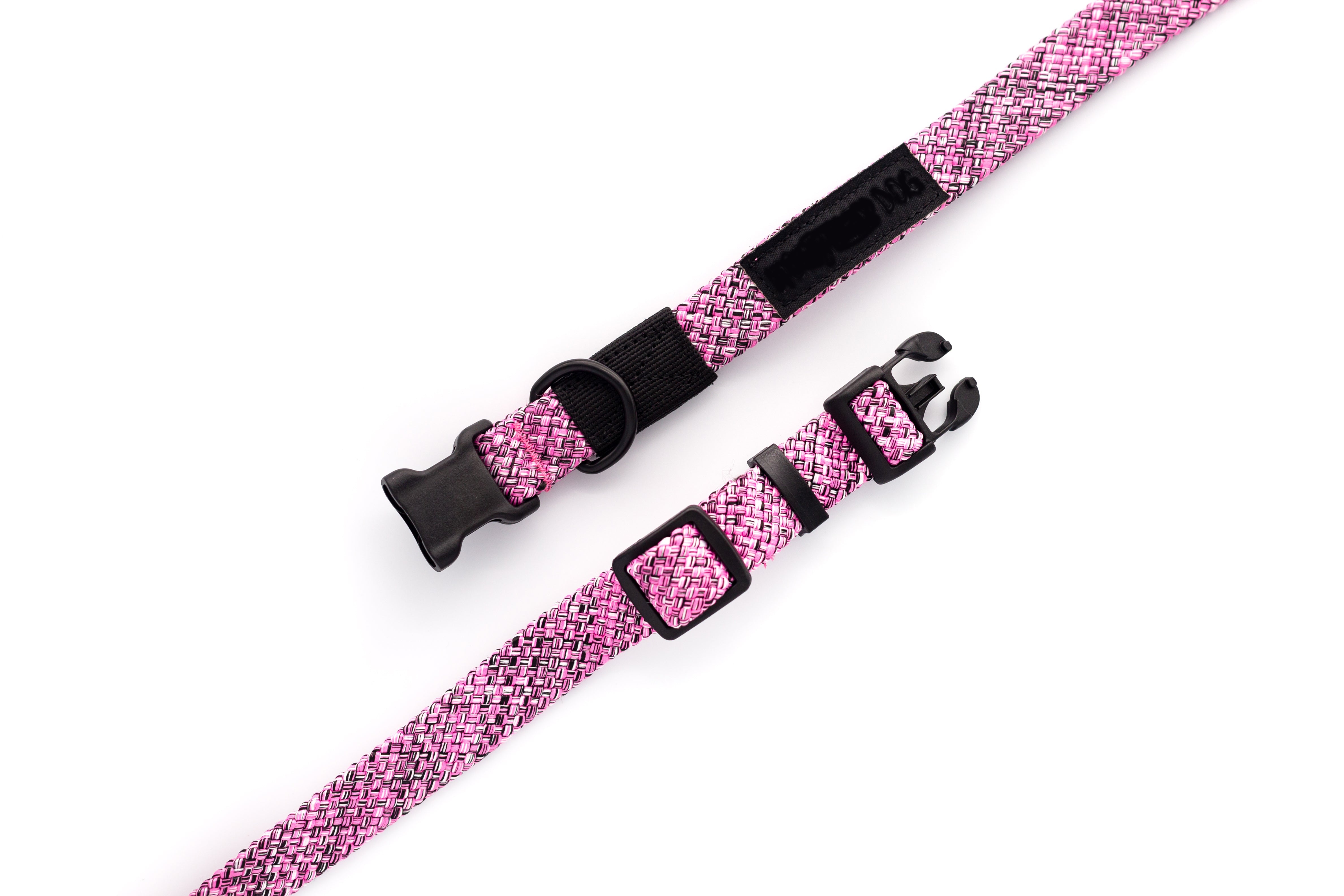 Adventure Style Mountain Blush Climbing Rope Dog Collar