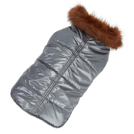 Metallic Aspen Puffer Coat