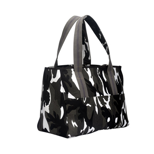 SAUVIGNON BARC CAMO HAND LOOMED COTTON TOTE