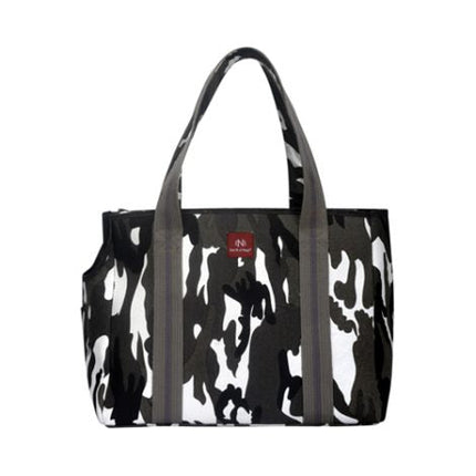 SAUVIGNON BARC CAMO HAND LOOMED COTTON TOTE