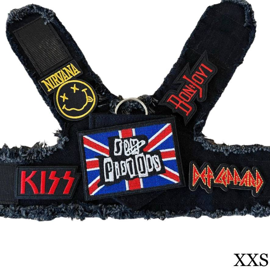 S*x Pistols Harness Black Denim XXS