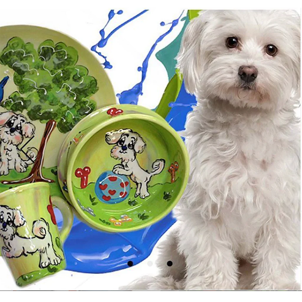 Custom Ceramic Pet Bowl By: Debby Carman