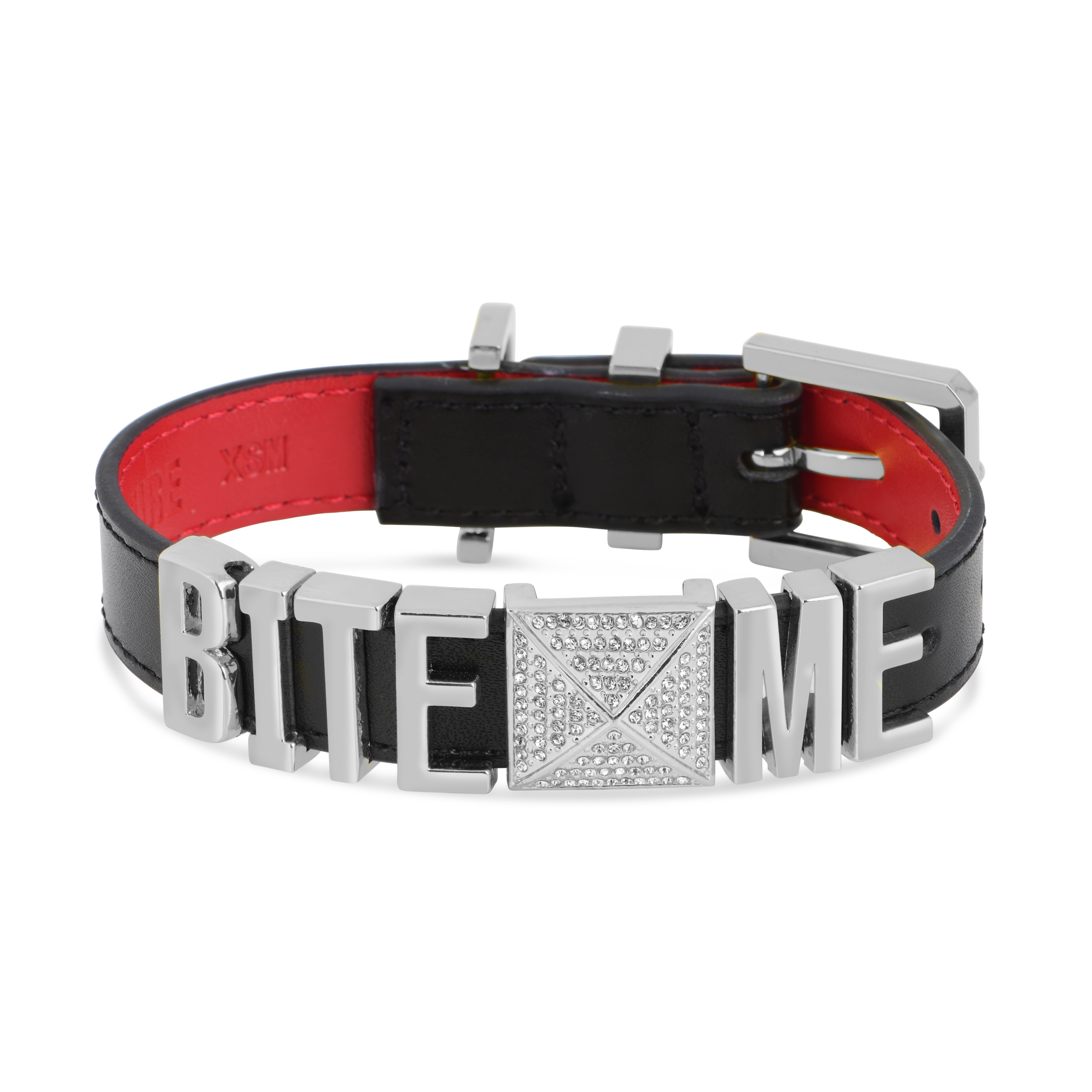 BITE ME COLLAR SILVER