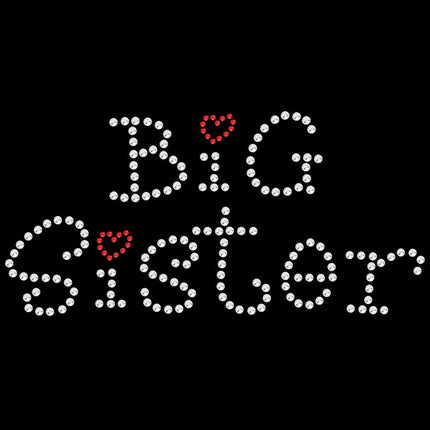 Big Sister with Red Heart - Women's T-shirt