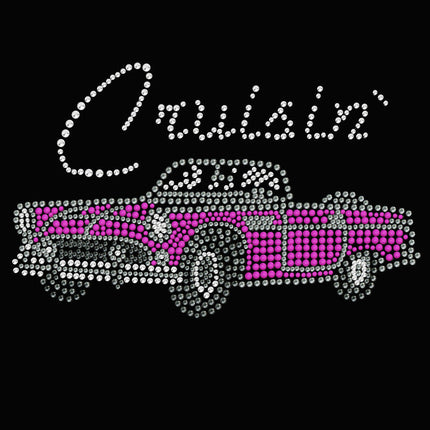 Cruisin Pink Convertible - Women's T-shirt