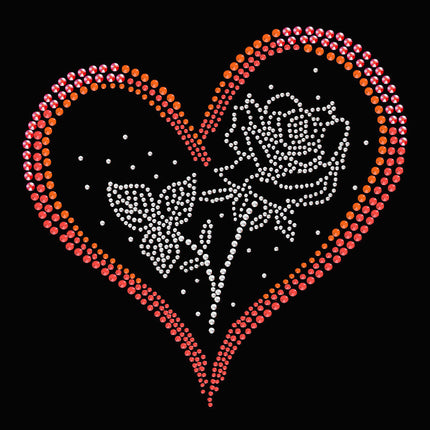 Heart with Rose - Women's Tee