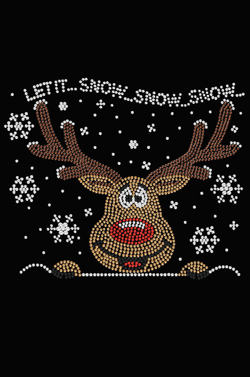Let it Snow - Red Nose Reindeer - Bandana