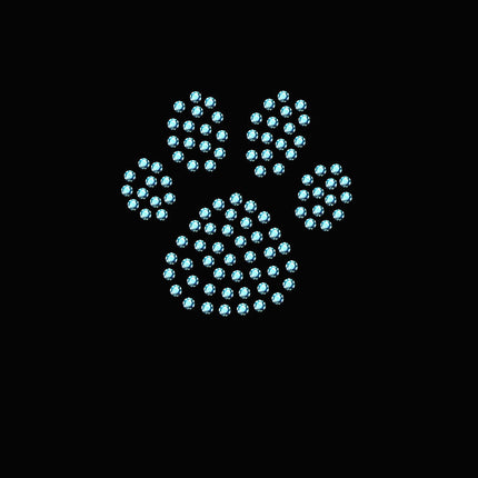 Paw (Blue Rhinestuds) - Women's T-shirt