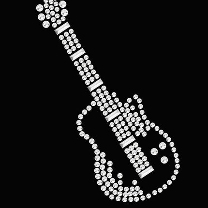 Guitar (Rhinestone) - Bandanna