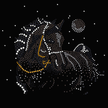 Horse with Stars & Moon - Women's T-shirt