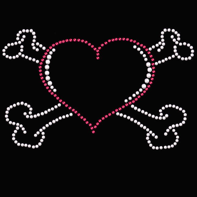 Heart with Cross Bones Bandanna