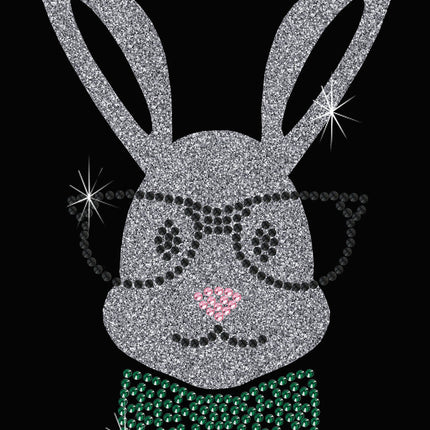 Bunny with Glasses and Bow Tie - Women's Tee